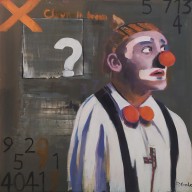 CLOWN IN BROWN