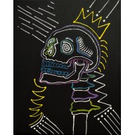 OBRAZ CZASZKA MODERN ART