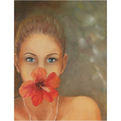 Joanna Tomczyk - obrazy olejne - Piękno jest milczeniem, obraz olejny 55 x 40 cm. foto #1