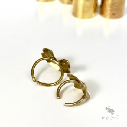 Buggy Jewels - pierścionki - Zestaw dwóch Pierścionków Mosiężnych - Kolekcja Antyk foto #1