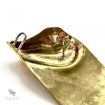 Buggy Jewels - kolczyki  - Unikalna Nausznica Mosiężna- Kolekcja Antyk foto #3