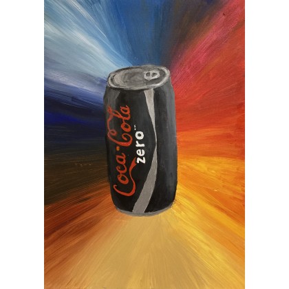Bohomazy Obrazy - obrazy akryl - Puszka Coca-Coli foto #2
