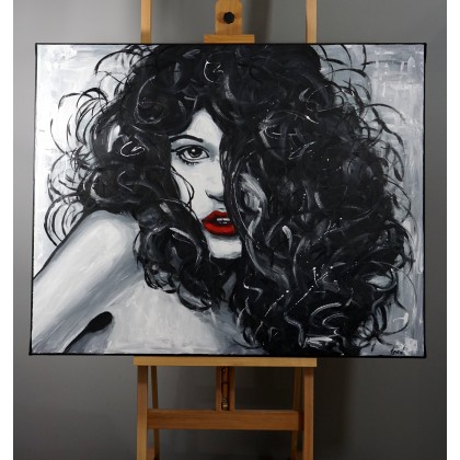 Loki 100x80, Rafal Stach, obrazy olejne
