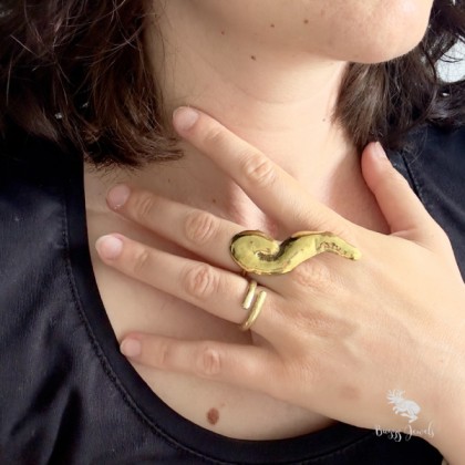 Buggy Jewels - pierścionki - Starożytna Aura - Pierścionek z Mosiądzu foto #4