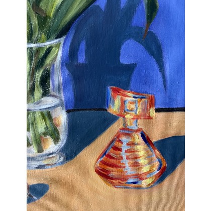 Agnieszka Kumoń - obrazy akryl - Obraz Martwa natura z pierścieniem, 40×50 cm, akryl na płótnie, 2021 foto #2