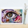 Obraz Inner Vision II, techniki mieszane akryl + olej na papierze 300g, 56x36 cm