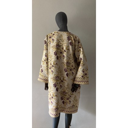 PinPin Joanna Musialska - kurtki,żakiety - Kimono katana tkana bawełna w kwiaty. foto #1