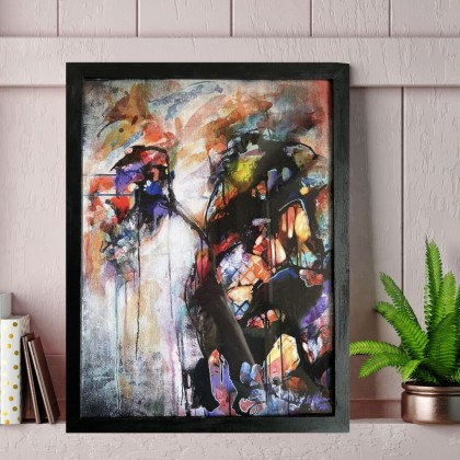 Agnieszka Kumoń - plakaty - Wydruk obrazu Atavism II, format 30 x 40 cm, ramka drewniana, lakierowana foto #2