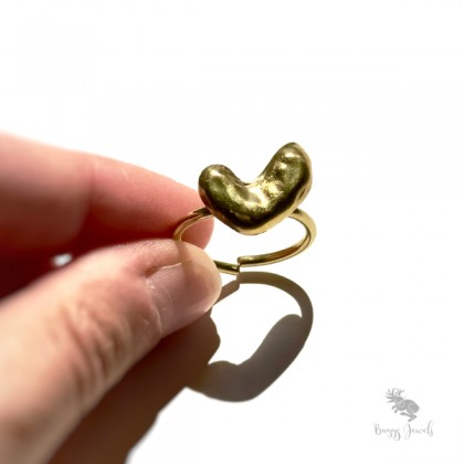 Antyczne Serduszko- Złoty Pierścionek, Buggy Jewels, pierścionki