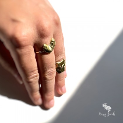 Buggy Jewels - pierścionki - Antyczne Serduszko- Złoty Pierścionek foto #2
