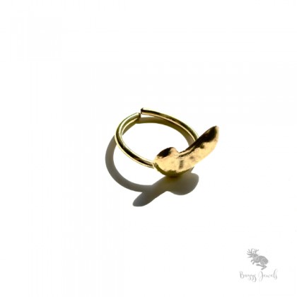 Buggy Jewels - pierścionki - Antyczne Serduszko- Złoty Pierścionek foto #3