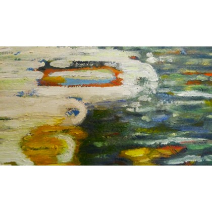 Elżbieta Goszczycka - obrazy olejne - Morze Białe, Morze Czarne, Morze Żółte 90 x 70 cm foto #1