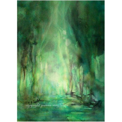 Portal, Joanna Magdalena, obrazy akwarela