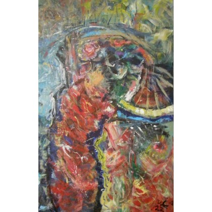 ryk Flamenco, 120x80, Eryk Maler, obrazy olejne
