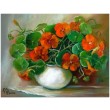 Nasturcje obraz olejny 30-40cm