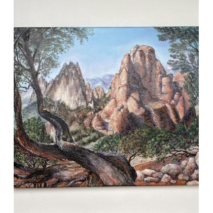 Amerykański krajobraz. Ogród Bogów Colorado Springs., Myroslava Burlaka, obrazy olejne