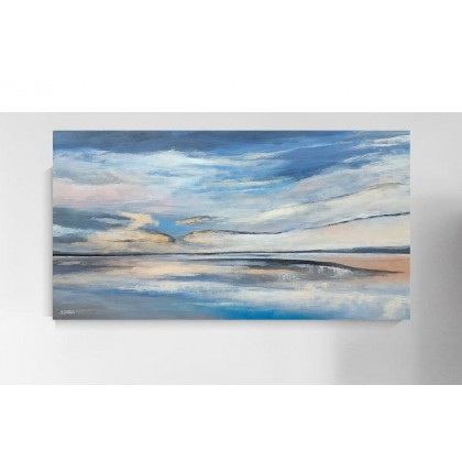 Morze - obraz akryl 90/50 cm, Paulina Lebida, obrazy akryl