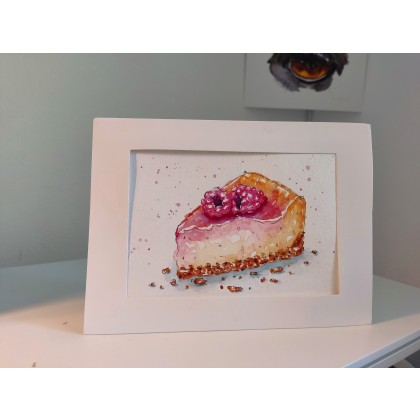 Yunona Kucherevska - obrazy akwarela - Cheesecake foto #1
