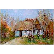 Malwy obraz olejny 20-30cm