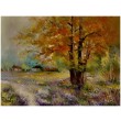 Wrzosy jesienne  obraz olejny 30-40cm
