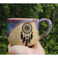 Kubek ceramiczny - łapacz snów (c665)