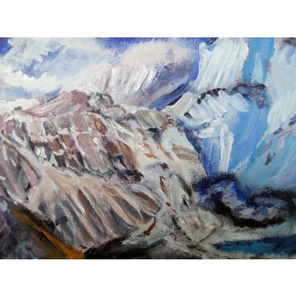 Krystyna Mościszko - obrazy akryl - Alpy foto #2