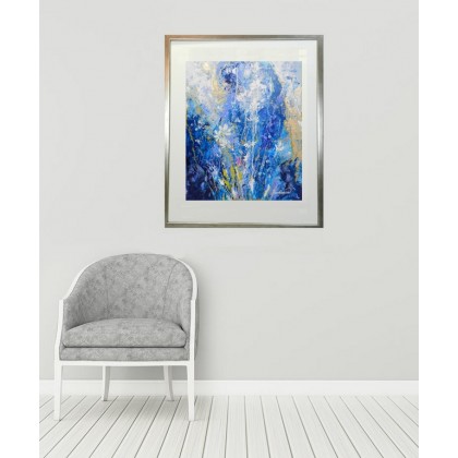 Blue therapy, Jolanta Frankiewicz, obrazy akryl