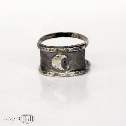Moje MW - pierścionki - Rustykalnie księżycowa foto #1