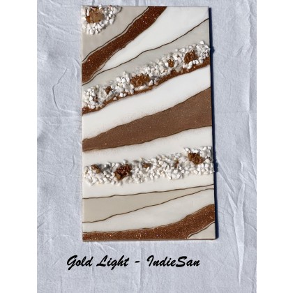 Obraz Golden Light z żywicy epoksydowej 80x40 cm,  Sandra Sójka, obrazy z żywicy epoksydowej