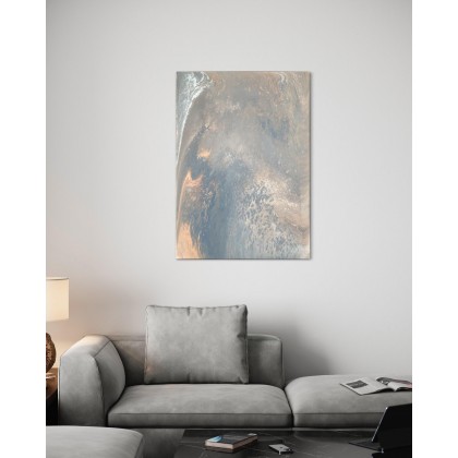 Sandra Sójka - obrazy akryl - Jaspis pejzażowy w środku 70x50 cm foto #1