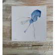 Kwiatek  -akwarela 25/25 cm