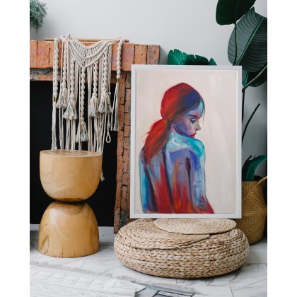 Andżelika Kucharska - obrazy olejne - NO TITLE obraz olejny na podobraziu bawełnianym 40x50 foto #3