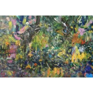 Lato przez okno: Wierzby, 120x80, 2023
