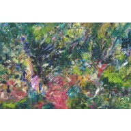LATO PRZEZ OKNO: WIERZBY, 120X80, 2023