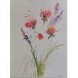 Kwiaty- akwarela formatu 24/32 cm