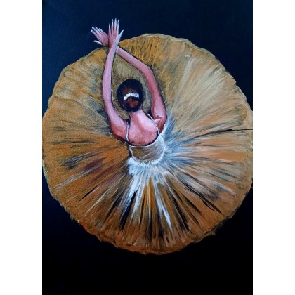 Wojciech Matuszny - obrazy akryl - Baletnica 50x70 cm foto #1