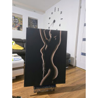 60X80 CM KOBIETY W CIEMNOŚCI AKT IV