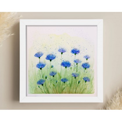 Akwarela 23x23cm.Chabry, Małgorzata Domańska ART, obrazy akwarela