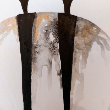 Paulina Lebida - obrazy akwarela - Postacie - akwarela formatu 24/32 cm foto #3