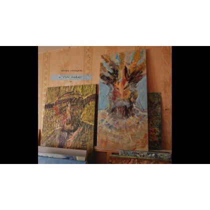 Eryk Maler - obrazy olejne - Domy nad wodą, 120x80, obraz obracany foto #4