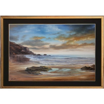 Lidia Olbrycht - obrazy olejne - Pejzaż Morski, ręcznie malowan foto #1