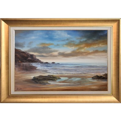 Lidia Olbrycht - obrazy olejne - Pejzaż Morski, ręcznie malowan foto #2