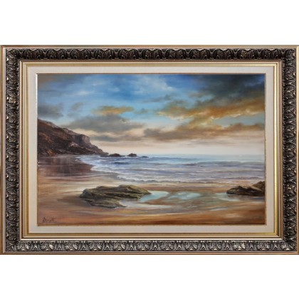 Lidia Olbrycht - obrazy olejne - Pejzaż Morski, ręcznie malowan foto #4
