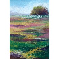 ŁĄKA - RYSUNEK PASTELAMI OLEJNYMI