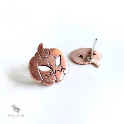 Buggy Jewels - kolczyki  - Kolczyki Halloweenowe Dynie foto #1