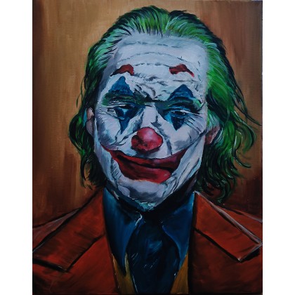 Joker 40x50 cm, Wojciech Adalberto, obrazy akryl