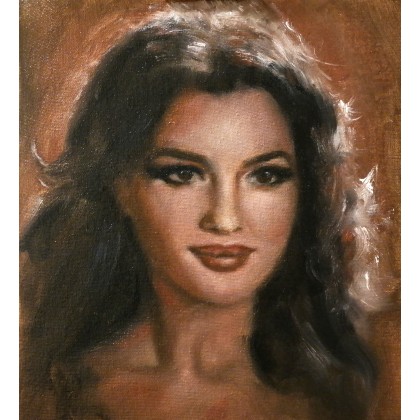 Portret kobiety, Wiktoria Pydo, obrazy olejne