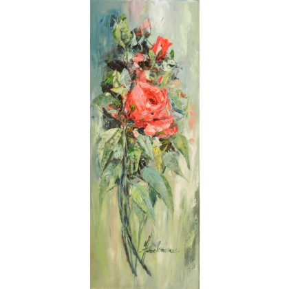 Róże, Jolanta Frankiewicz, obrazy olejne