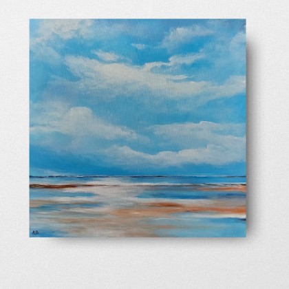 Morze -obraz akrylowy, Paulina Lebida, obrazy akryl
