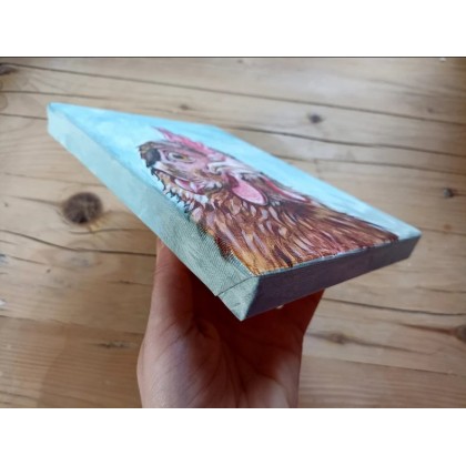 Joanna Podolska - obrazy akryl - Ruda kura foto #3